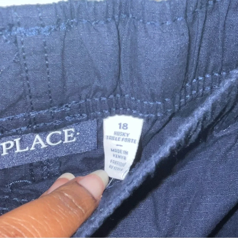 NWT Children’s Place Husky Boy’s Pull-on Cargo Shorts - Sz 18 Husky